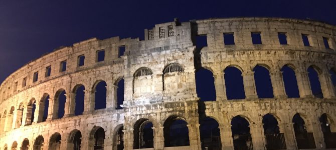 Römer in Istrien high density in Pula