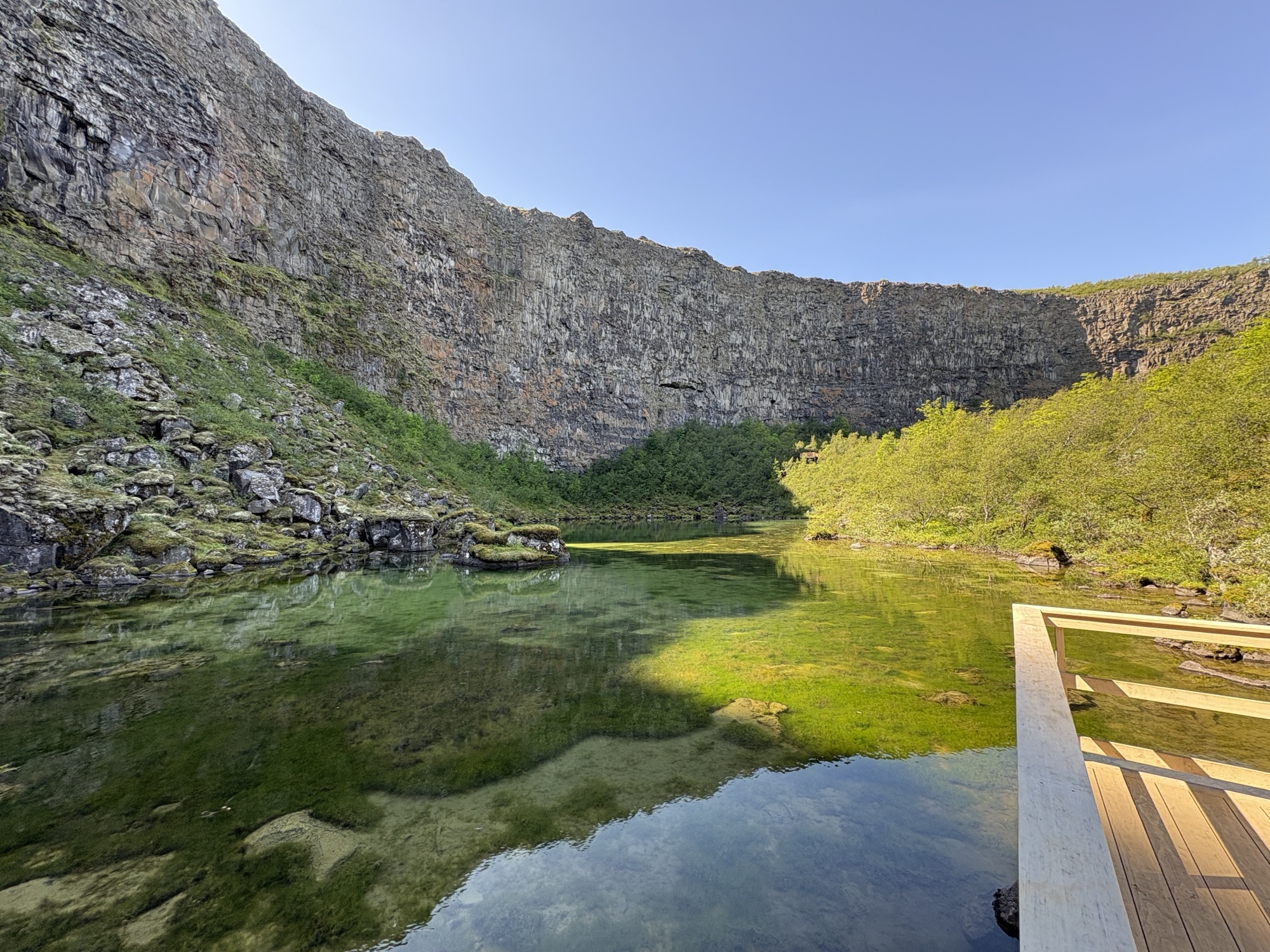 Ásbyrgi – auf der Suche nach einem Hufabdruck Ásbyrgi – auf der Suche nach einem Hufabdruck